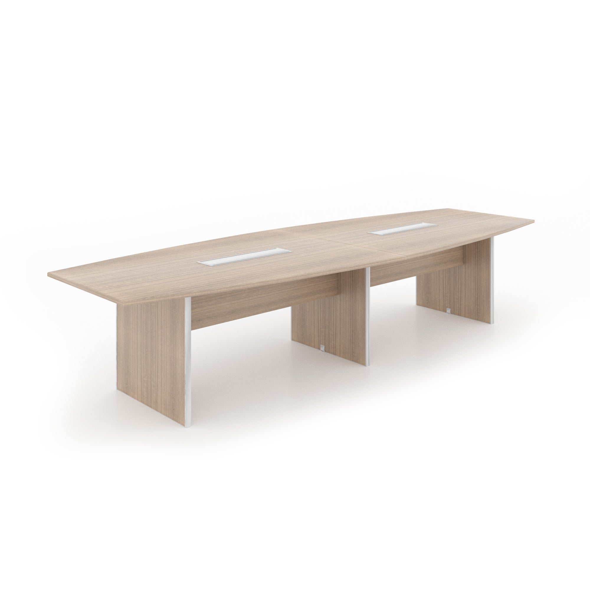 Deluxe 12' Laminate Boat Shape Conference table Noce