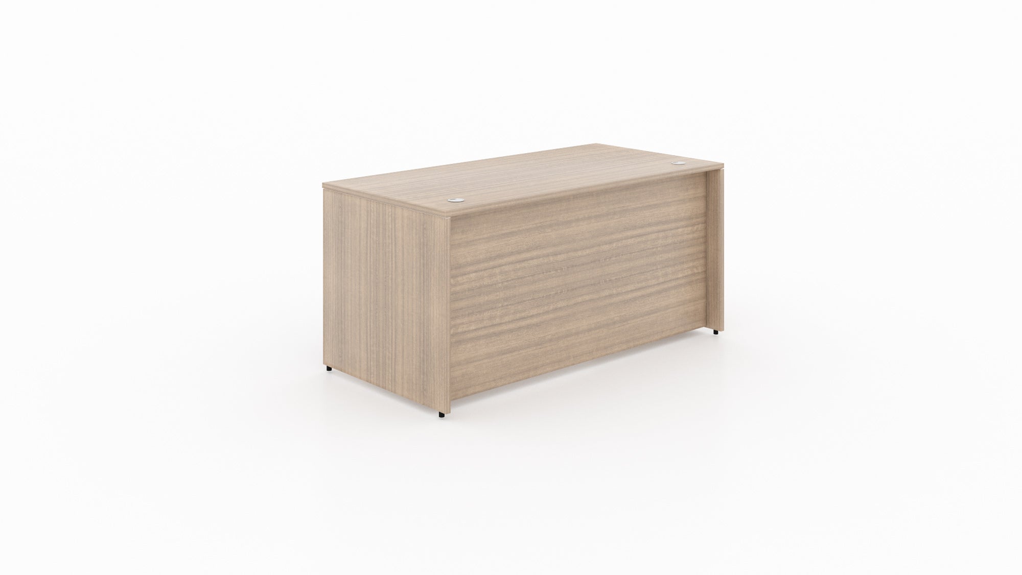 Large Rectangular Desk Shell Noce