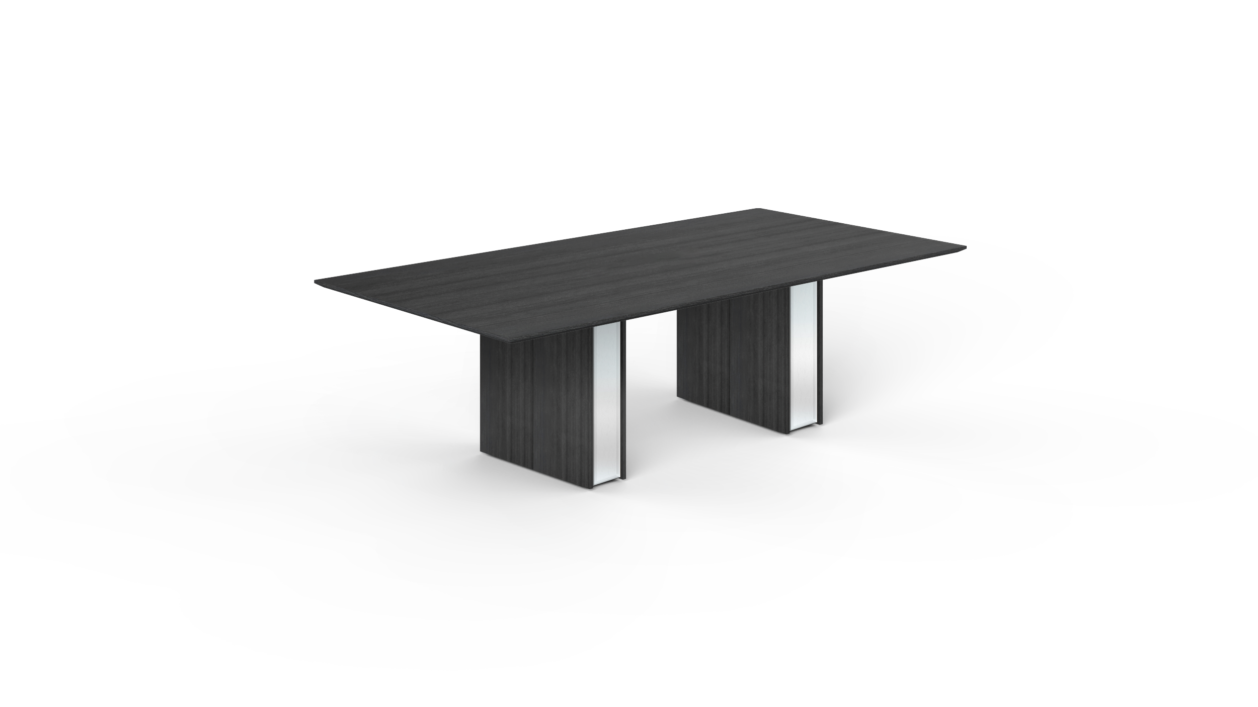 8' Coltello Conference Table with Bicci legs, Grigio