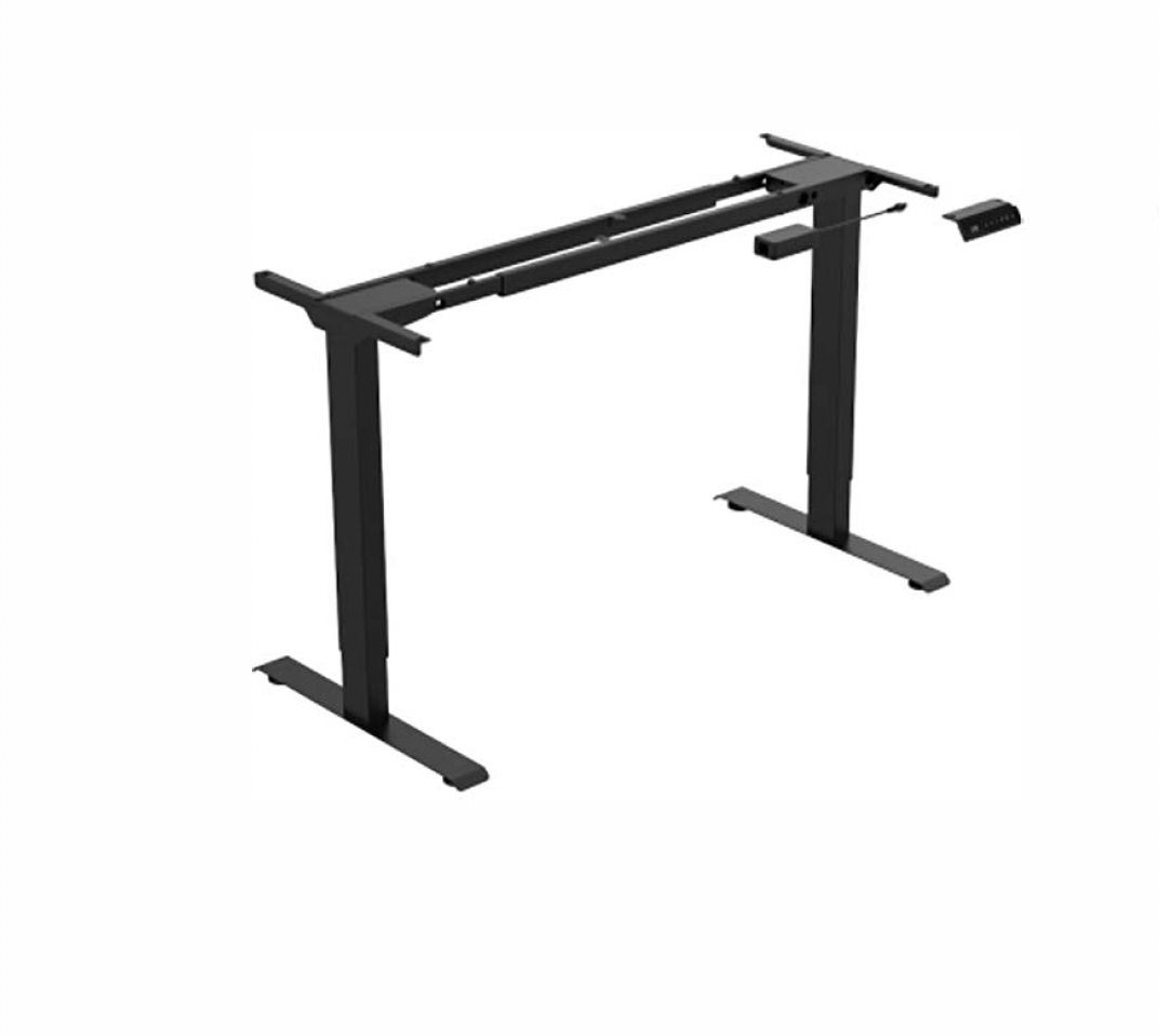 Dual-Motor Inverted 2-Stage Desk Frame with Integrated Hand-Control System