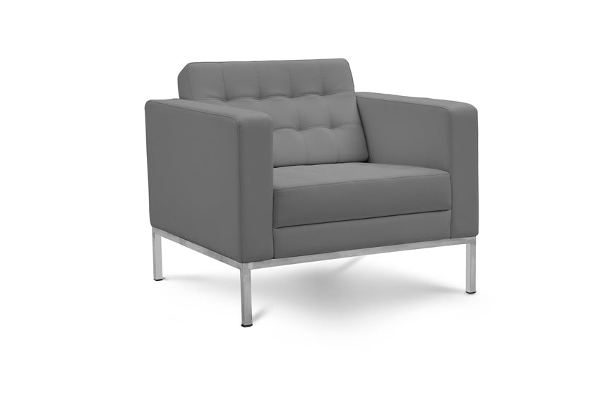 Piazza Lounge Chair Grey
