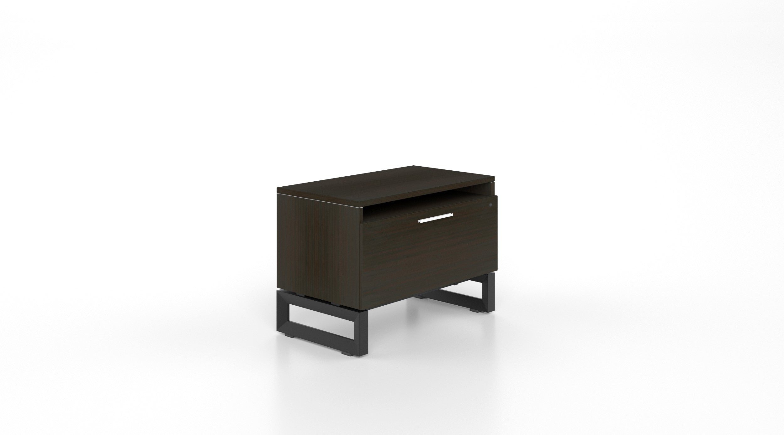 Veloce Lateral Storage File Black Frame Espresso
