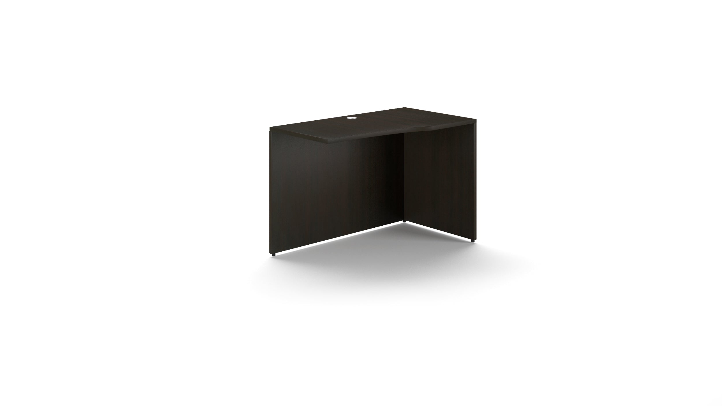 42" Angled Right Desk Return Espresso