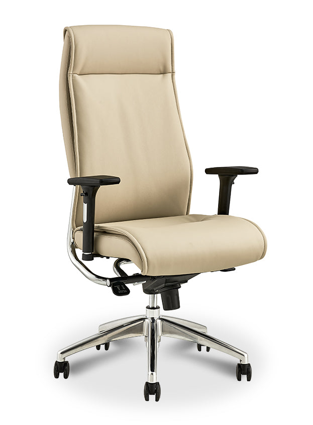 Alto Leather High Back Executive Chair Sand