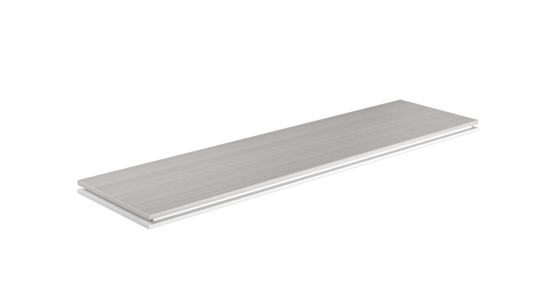 Credenza Return Top Only with Blanco Under-mount Support for Onesuite