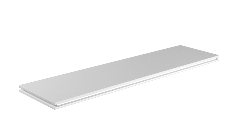 Credenza Return Top Only with Blanco Under-mount Support for Onesuite