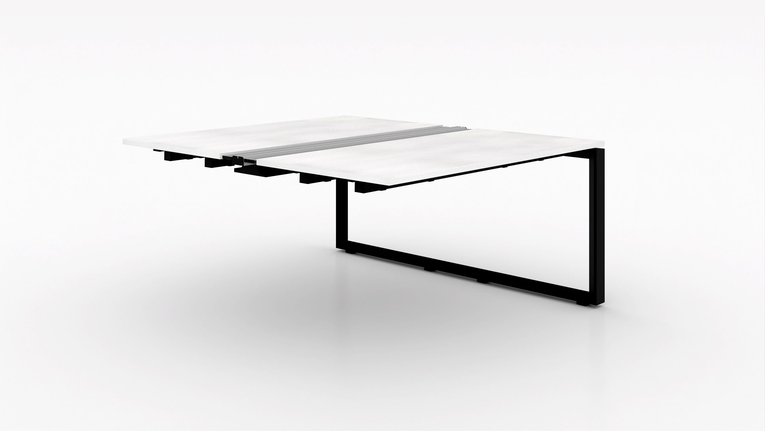 Veloce Double Station Add-On Extension with Wire Management 57"x48"