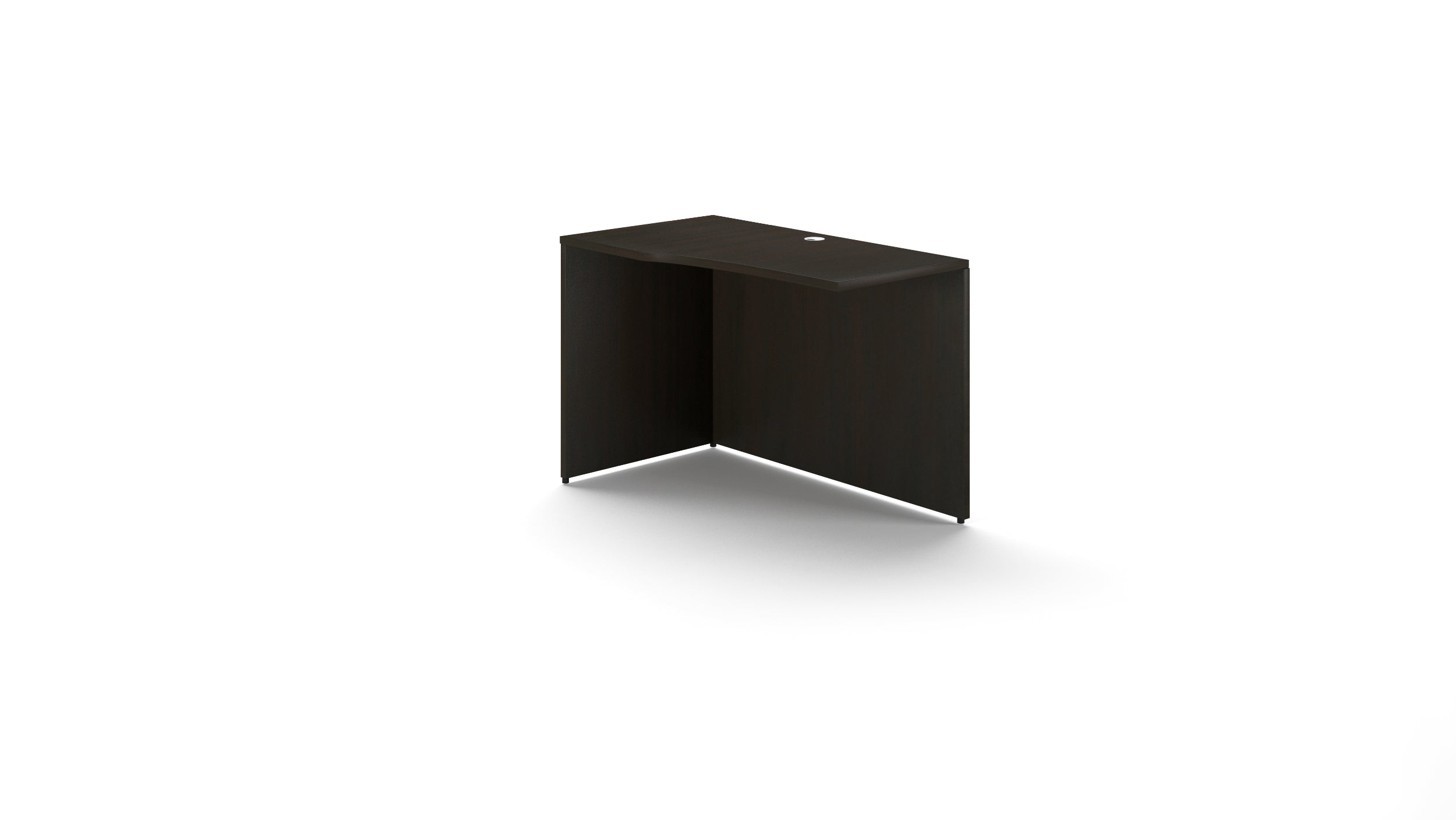 42" Angled Left Desk Return Espresso