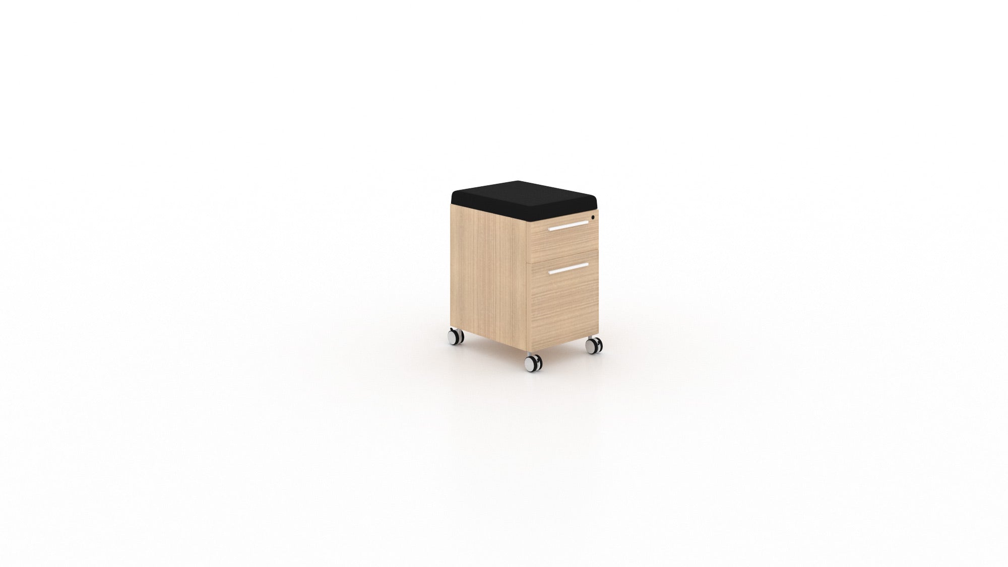 Deluxe 2 Drawer Mobile File Cabinet Pedestal Miele