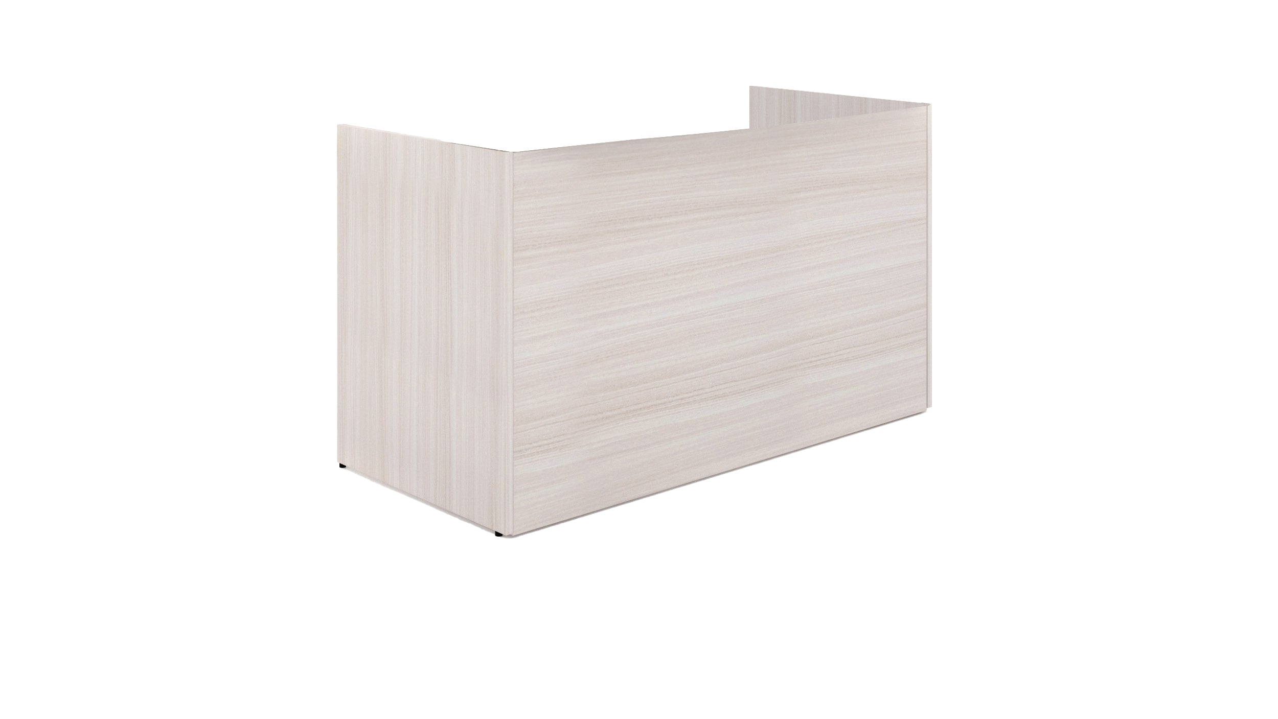 Single Person Reception Shell without Top Blanc de Gris