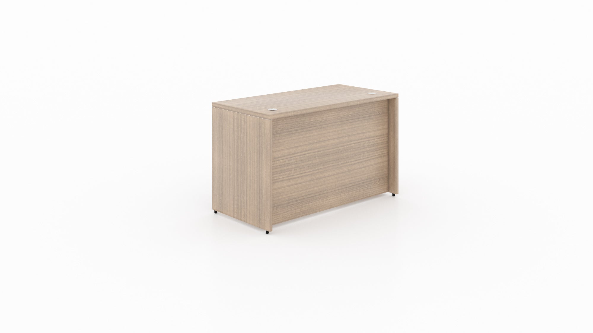 Small Rectangular Desk Shell Noce