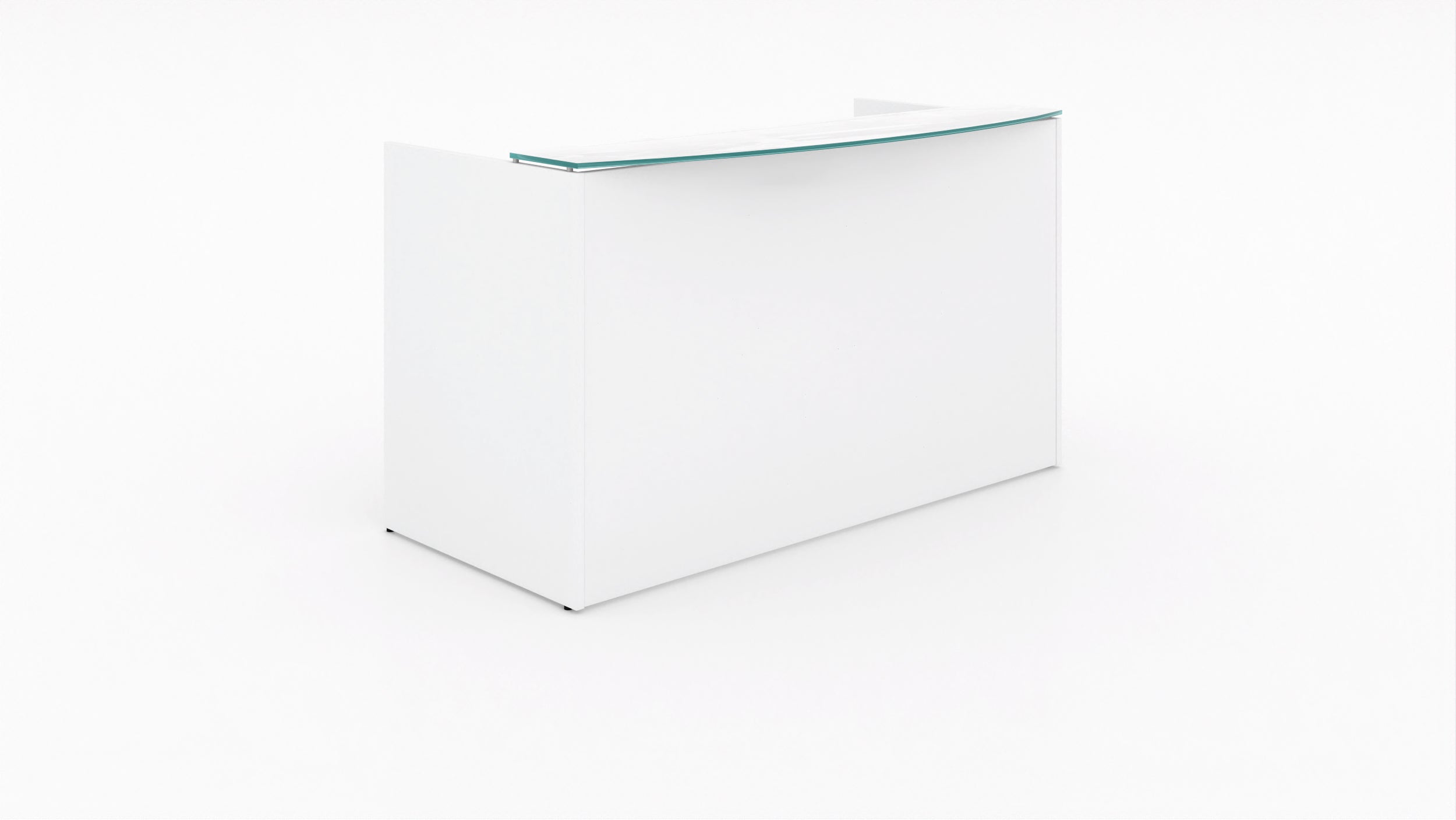 Single Person Reception with Glass Top