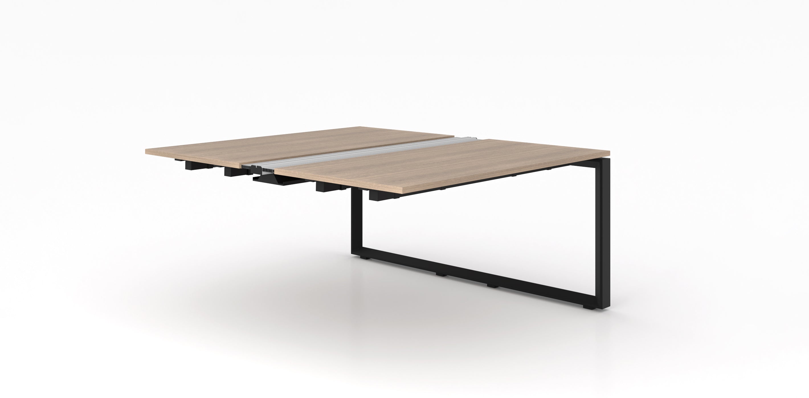 Veloce Double Station Add-On Extension with Wire Management 57"x48"