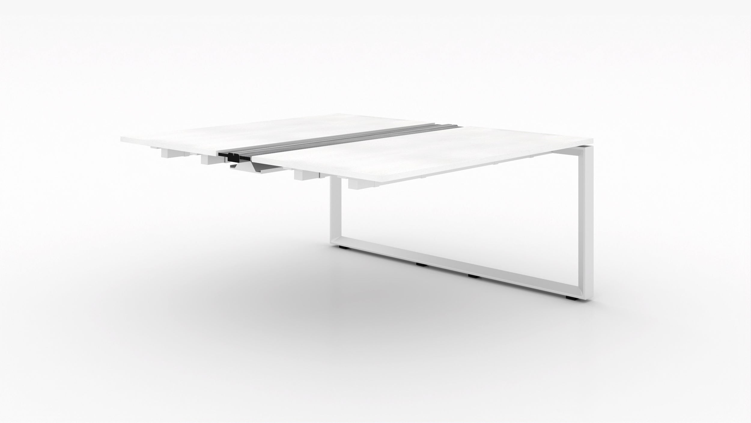 Veloce Double Station Add-On Extension with Wire Management 57"x48"