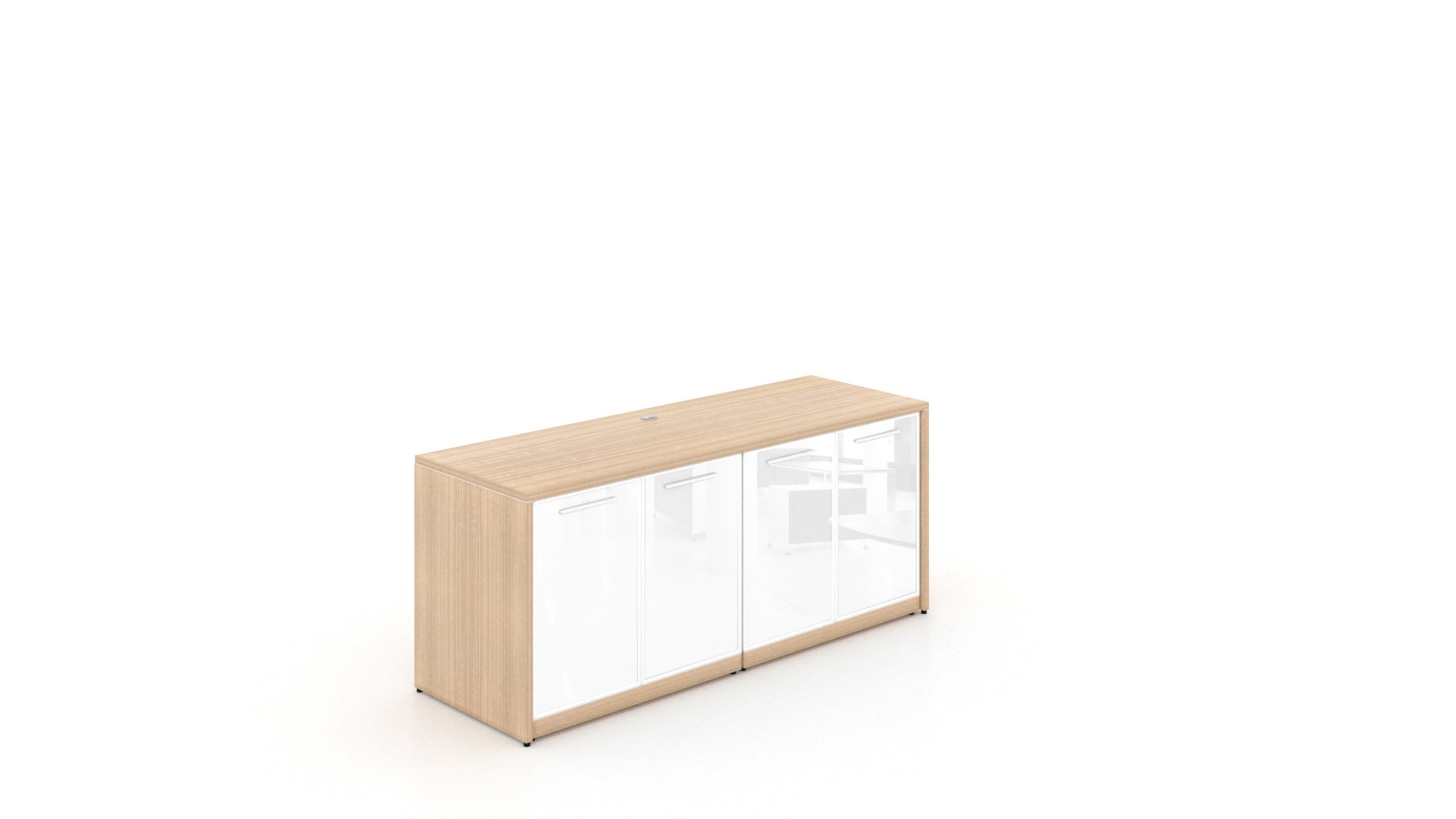 Executive 4 Door Storage Credenza with Laminate Top Miele