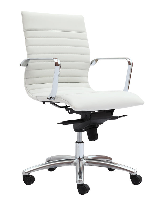 Zetti Mid Back Executive Chair White
