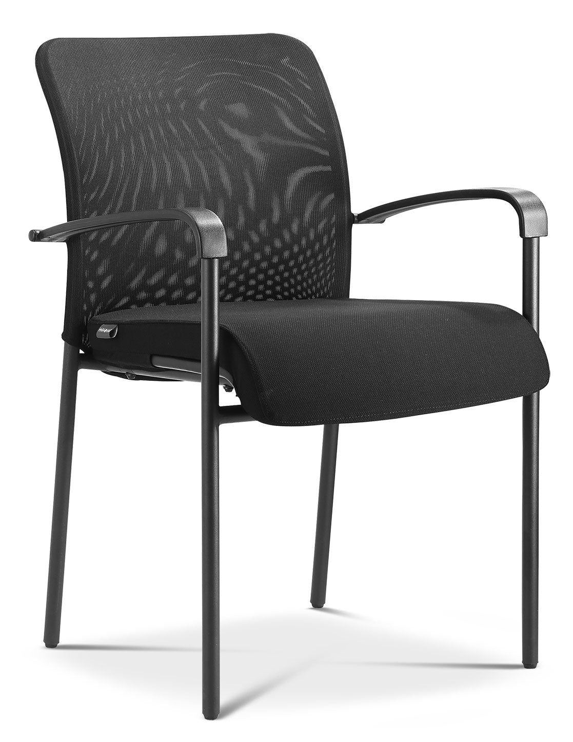 Zuri Visitor Mesh Chair Black