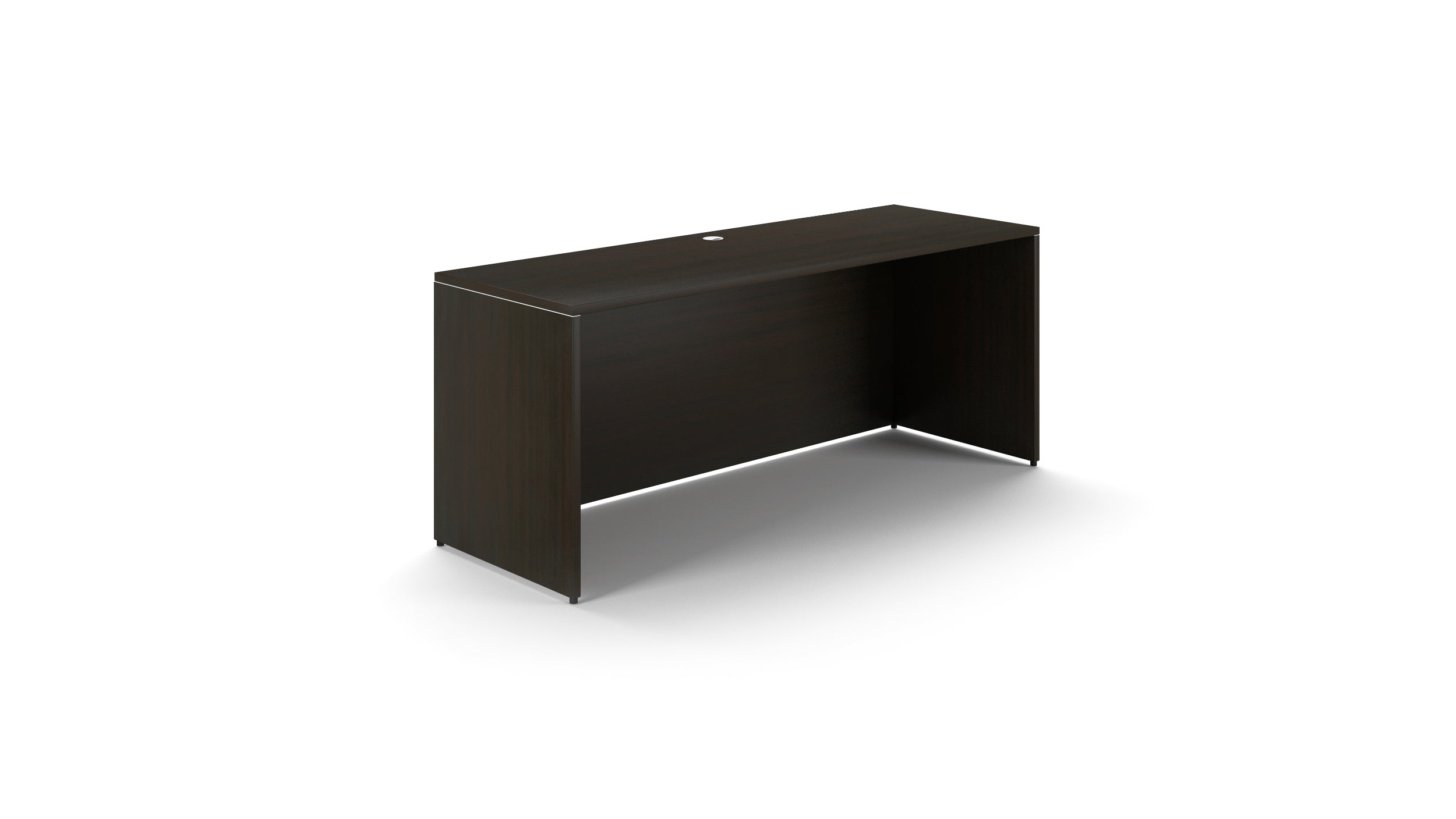 Large Credenza Storage Shell Espresso