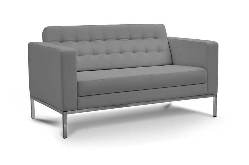 Piazza Love Seat Grey