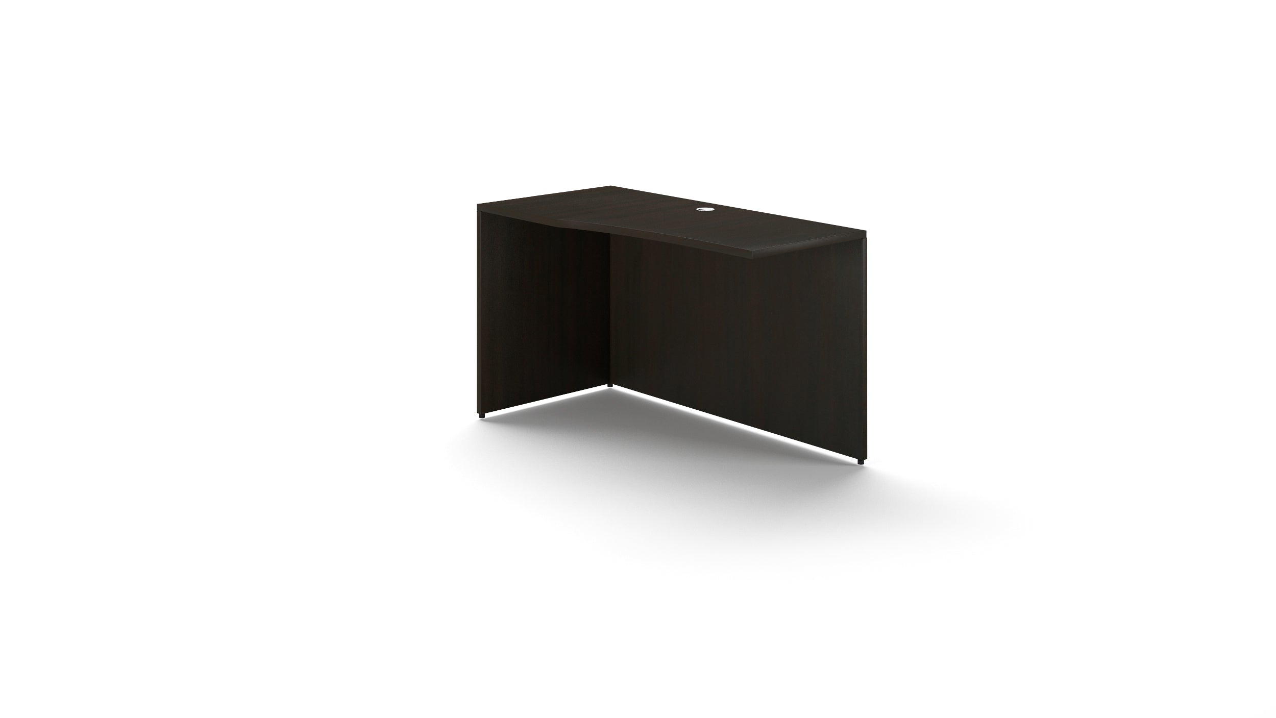 48" Angled Left Desk Return Espresso