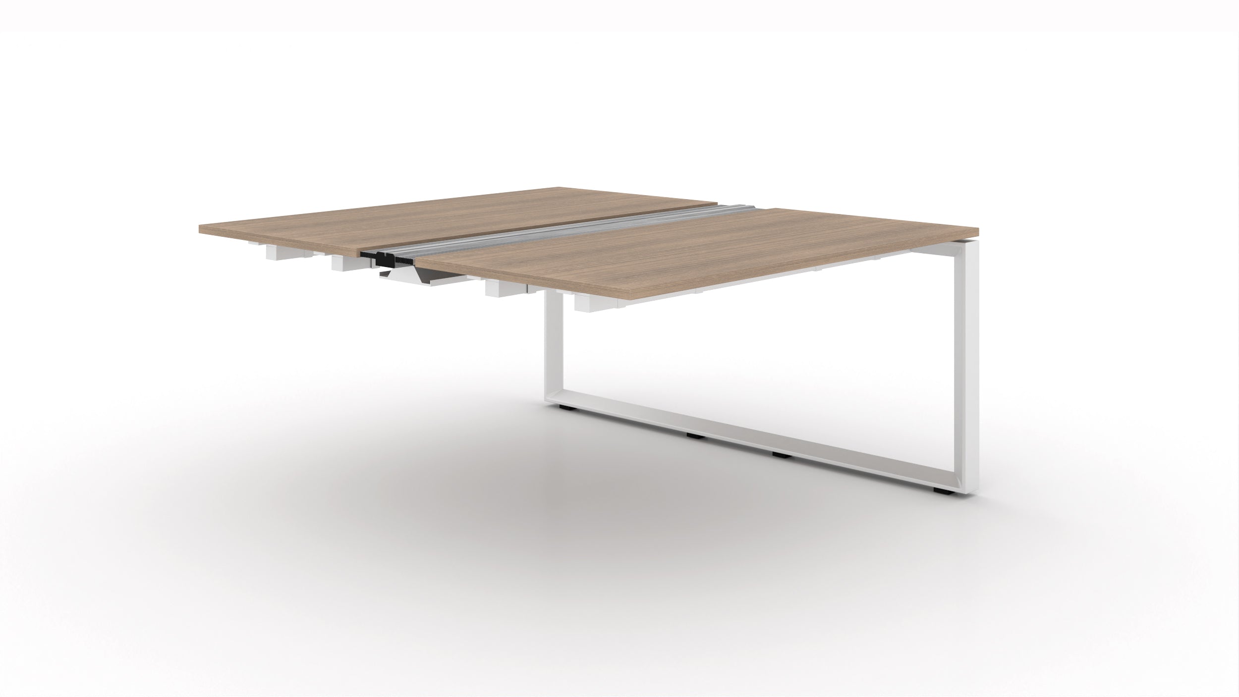 Veloce Double Station Add-On Extension with Wire Management 57"x48"