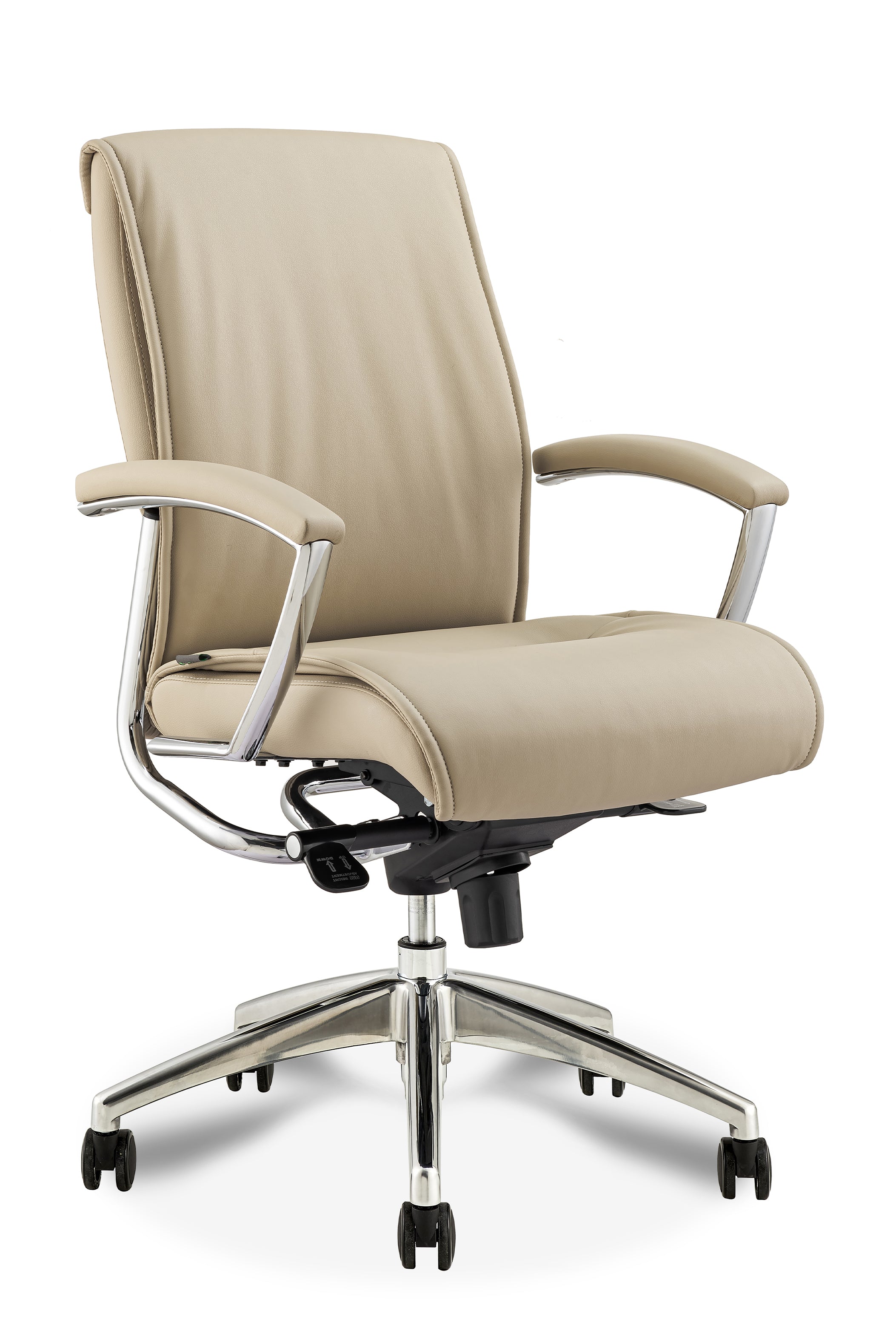 Alto Leather Mid Back Executive Chair Sand