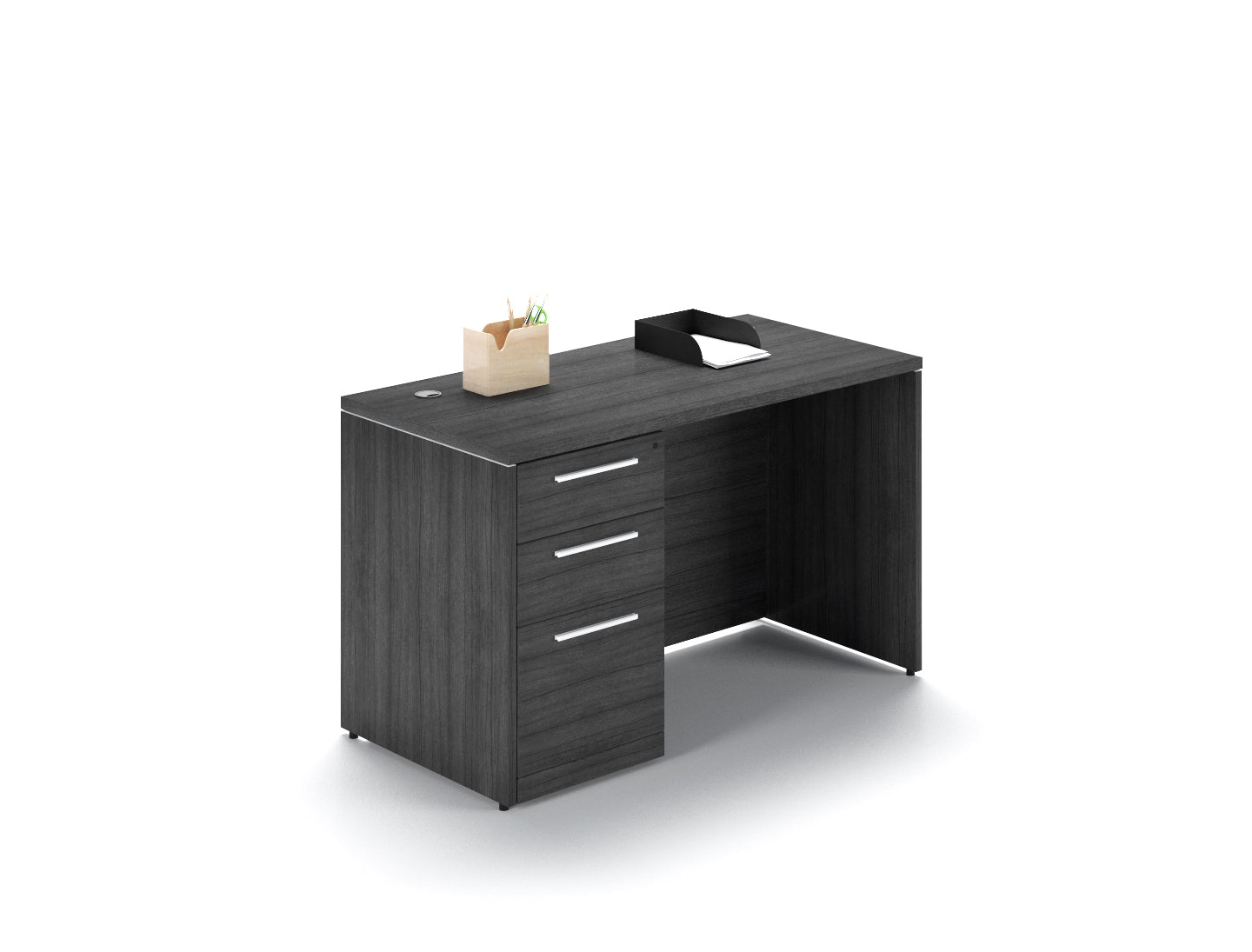 Single Storage Pedestal Rectangular Desk 48"X26