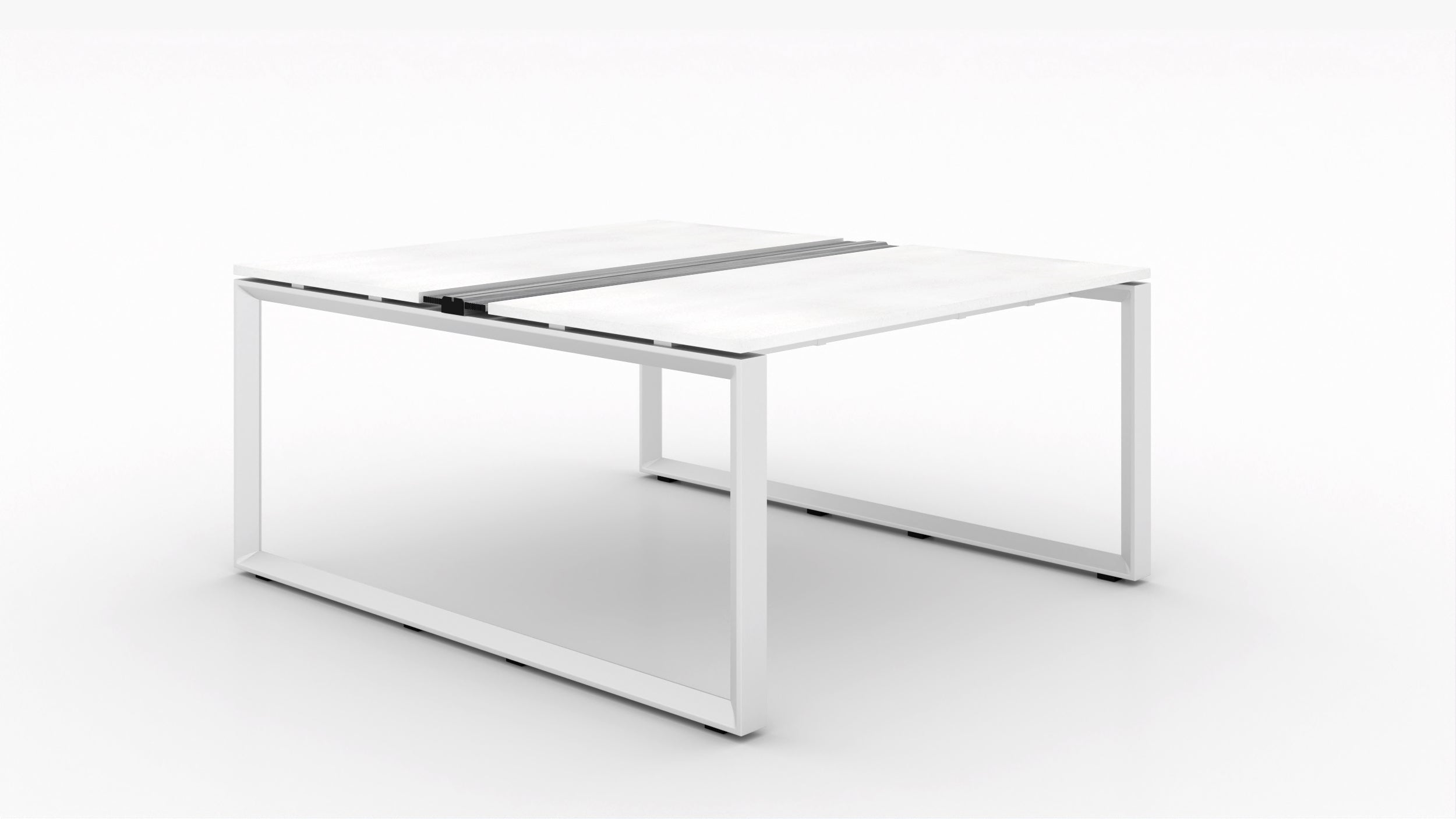 Veloce Double Station with Wire Management 57"x48"