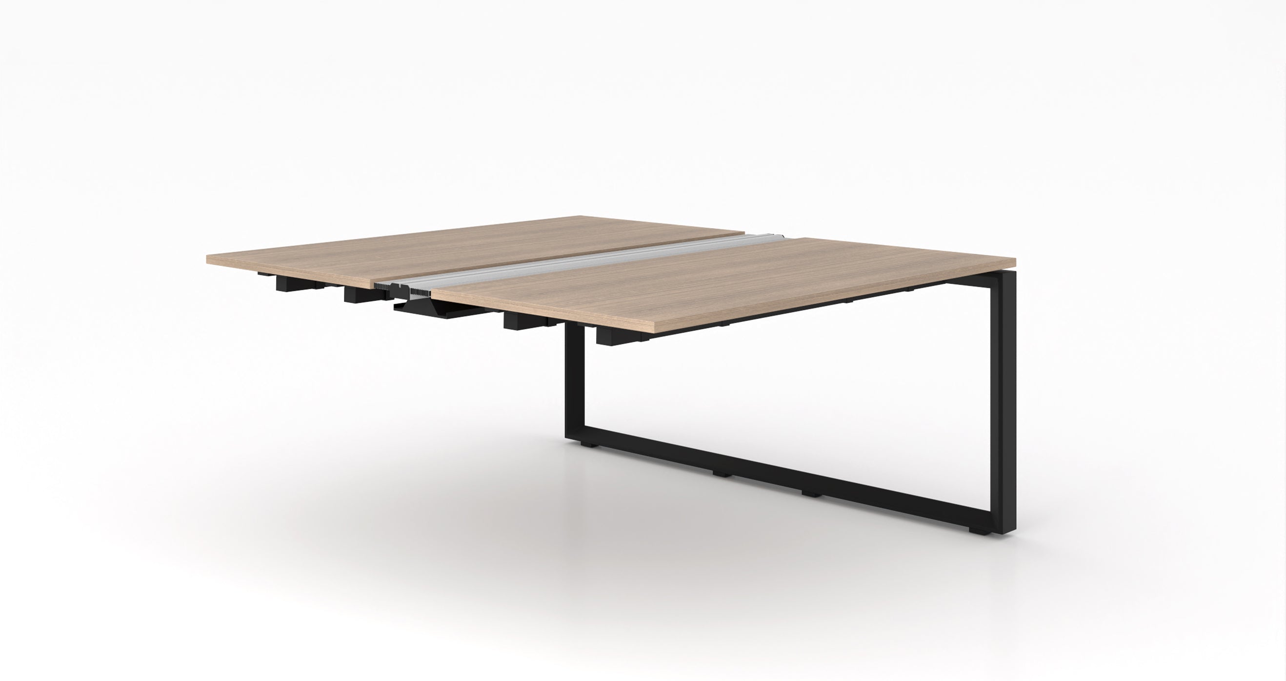 Veloce Double Station Add-On Extension with Wire Management 57"x60"