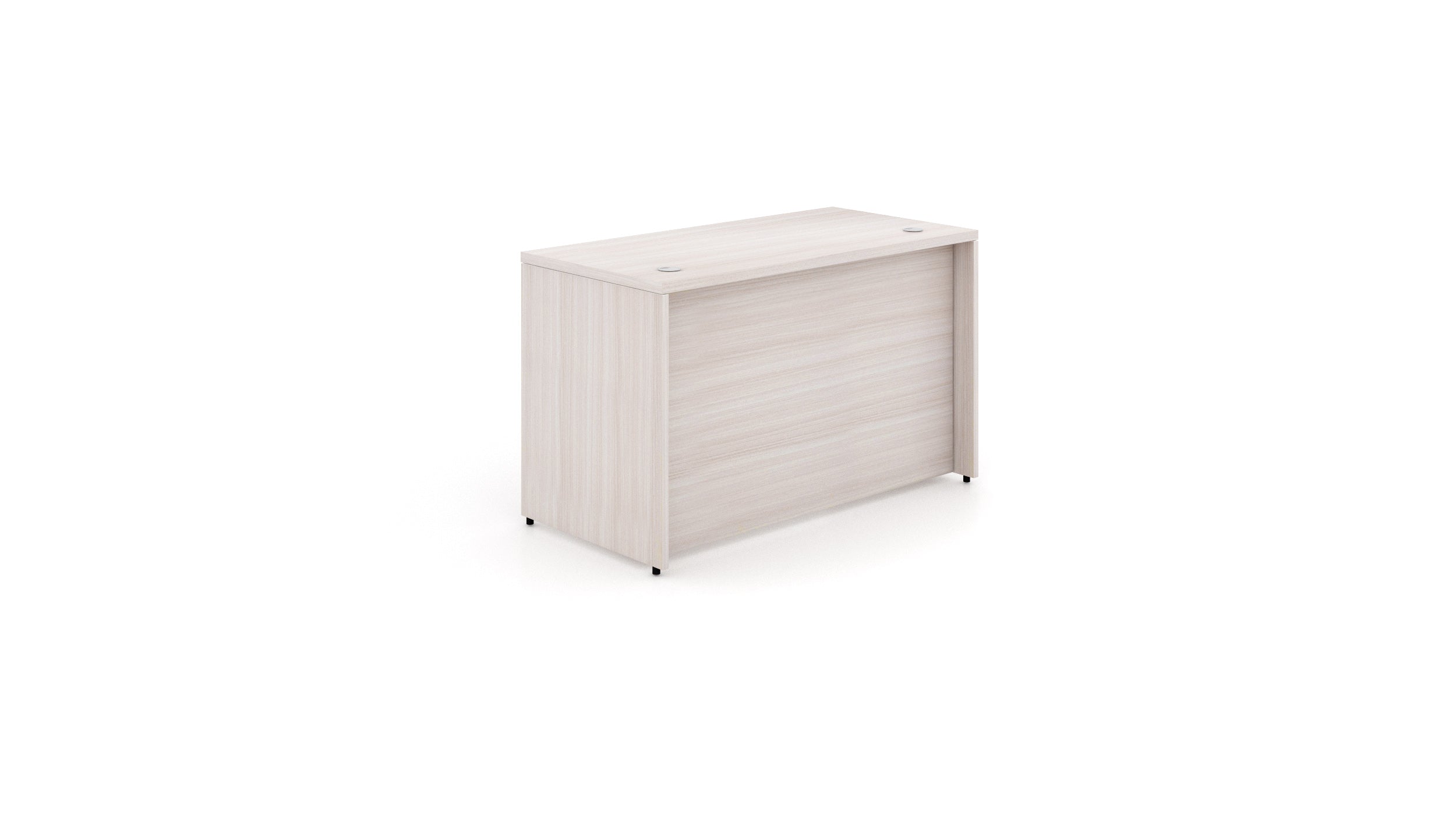 Small Rectangular Desk Shell Blanc de Gris