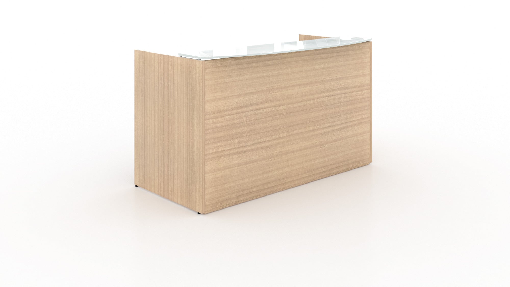 Single Person Reception with Glass Top