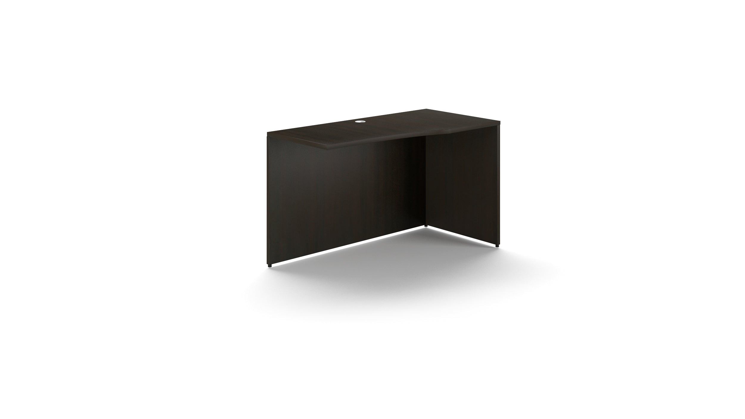 48" Angled Right Desk Return Espresso