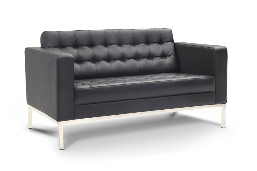Piazza Love Seat Black