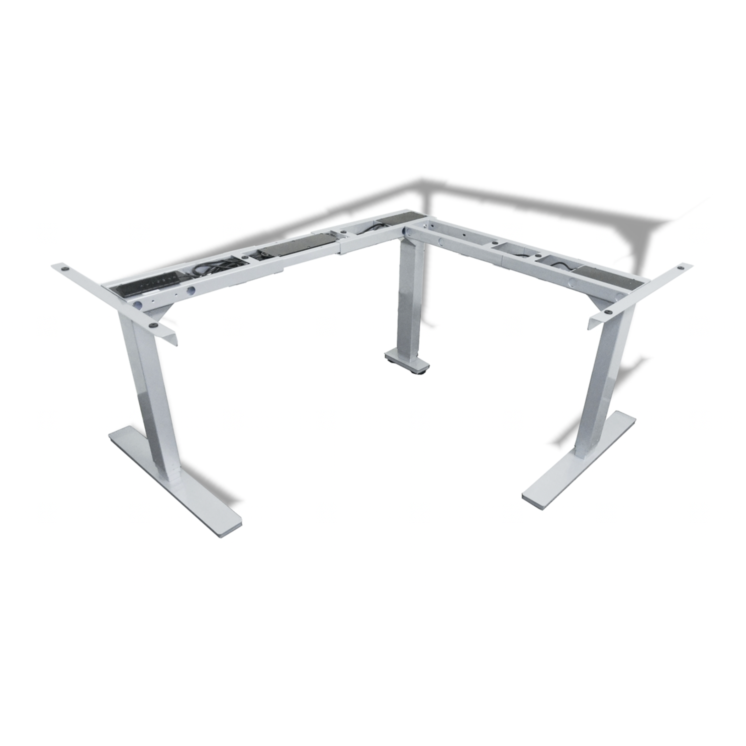 Powered Table Base Three Stage 3 Motor 90 degree (White) Frame Only