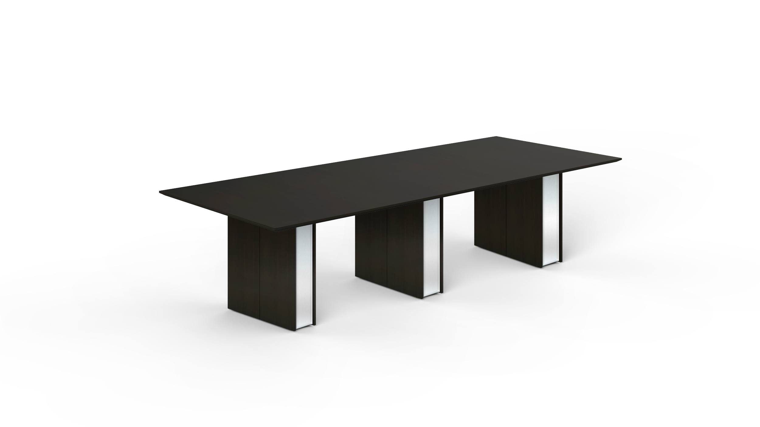 10' Coltello Conference Table with Bicci legs, Espresso