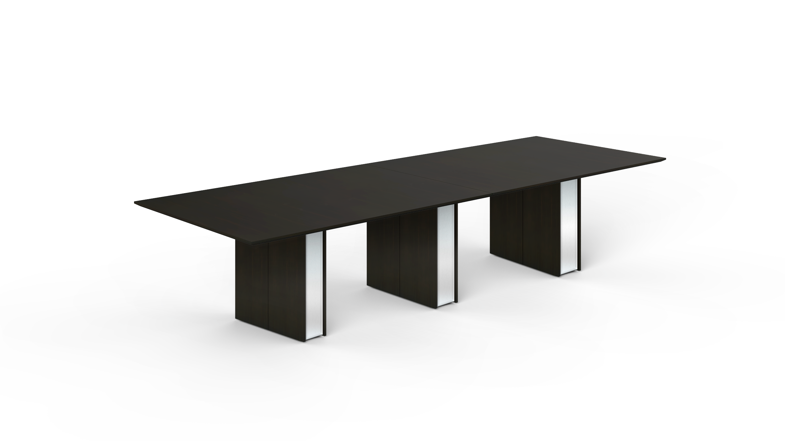 12' Coltello Conference Table with Bicci Base, Espresso