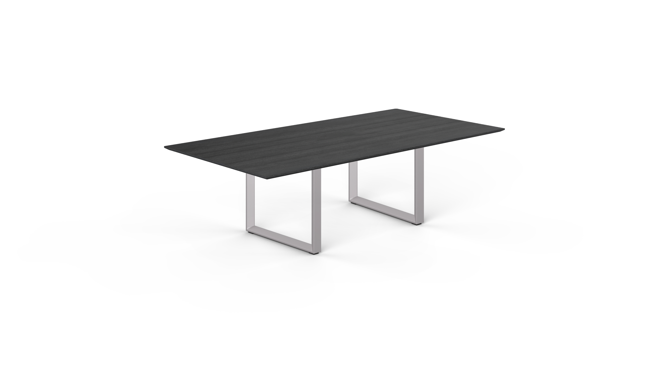 8' Coltello Conference Table with Grey Veloce legs, Grigio