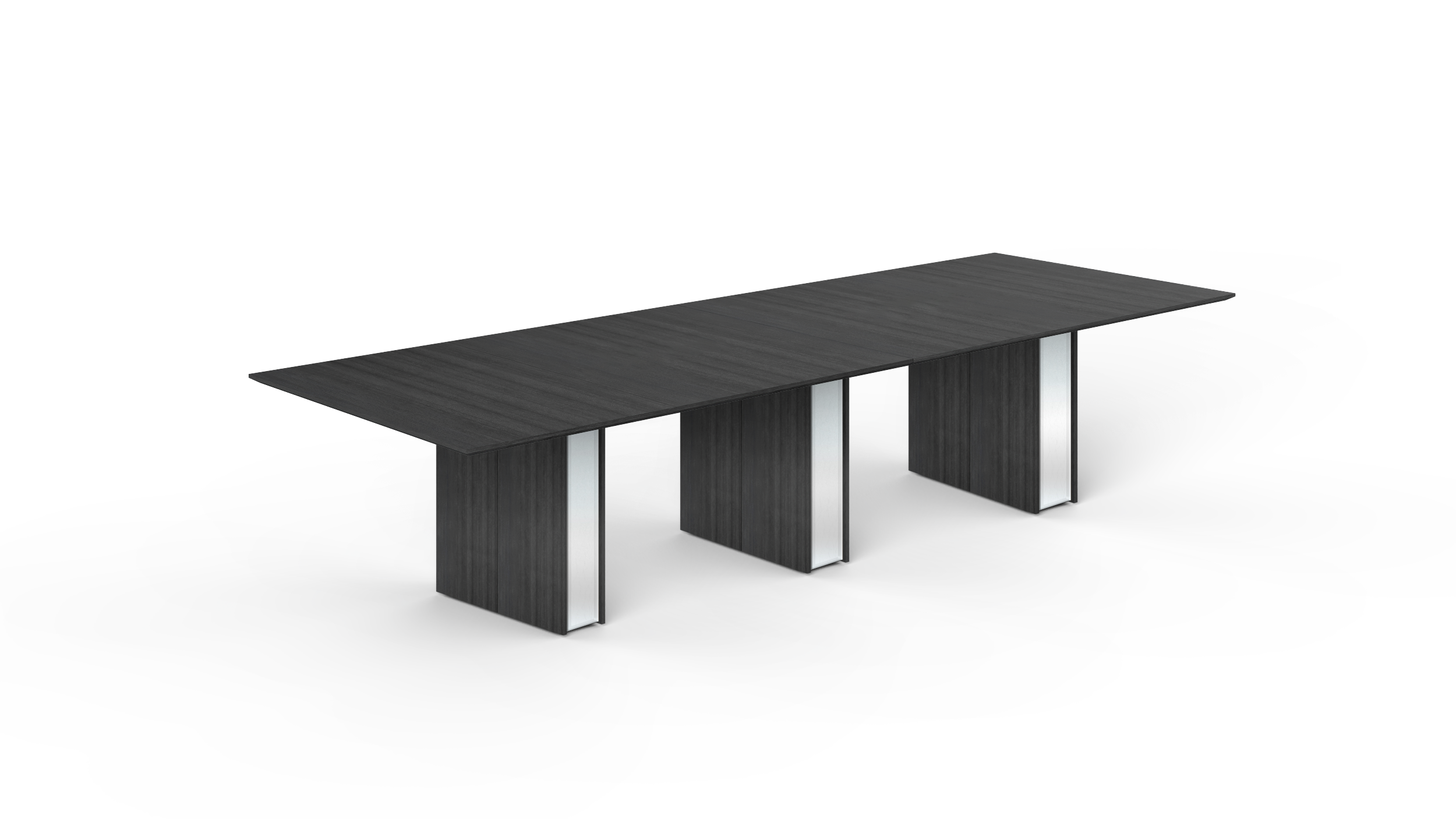 12' Coltello Conference Table with Bicci Base, Grigio