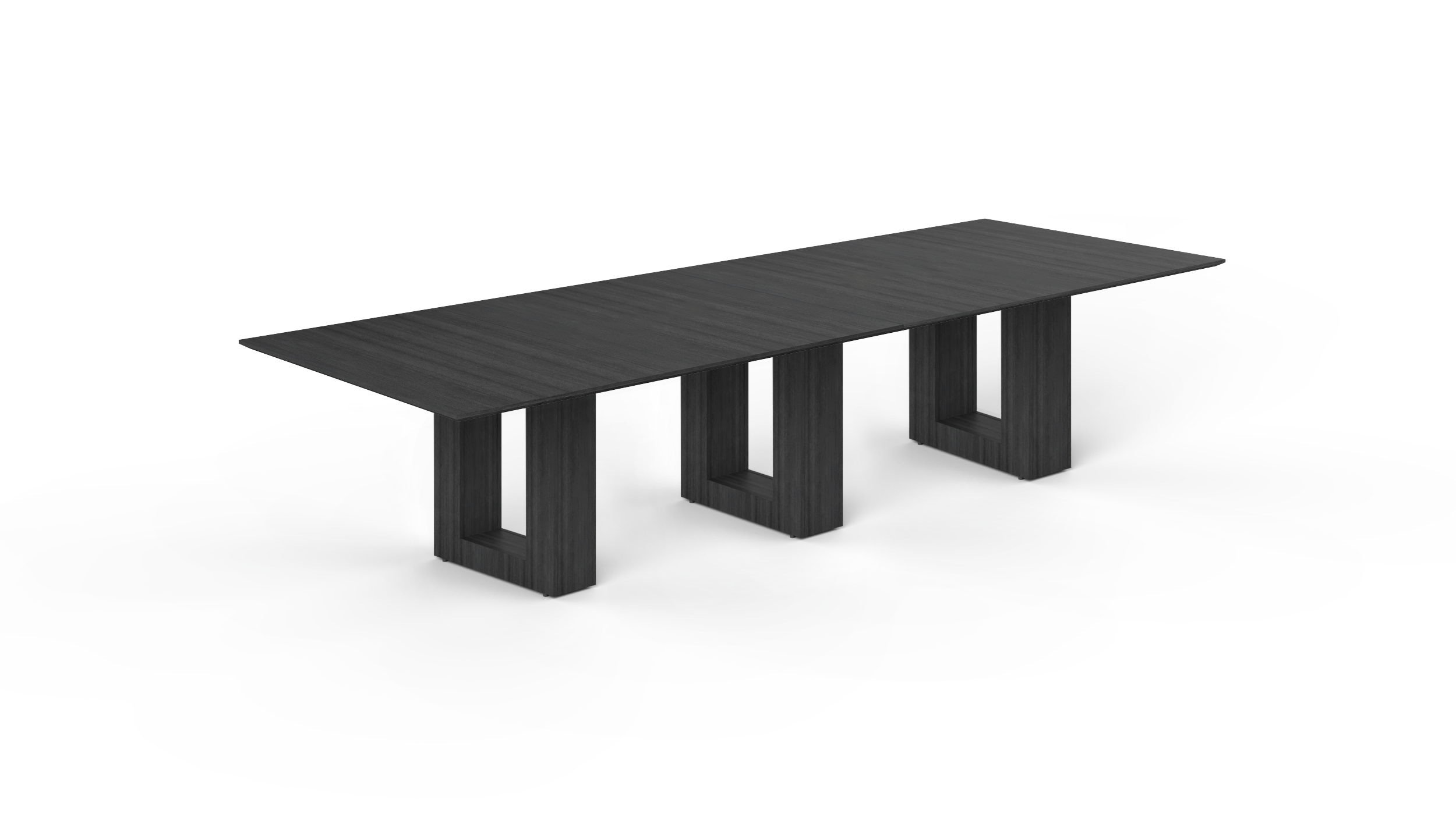 12' Coltello Conference Table with Aureola legs, Grigio