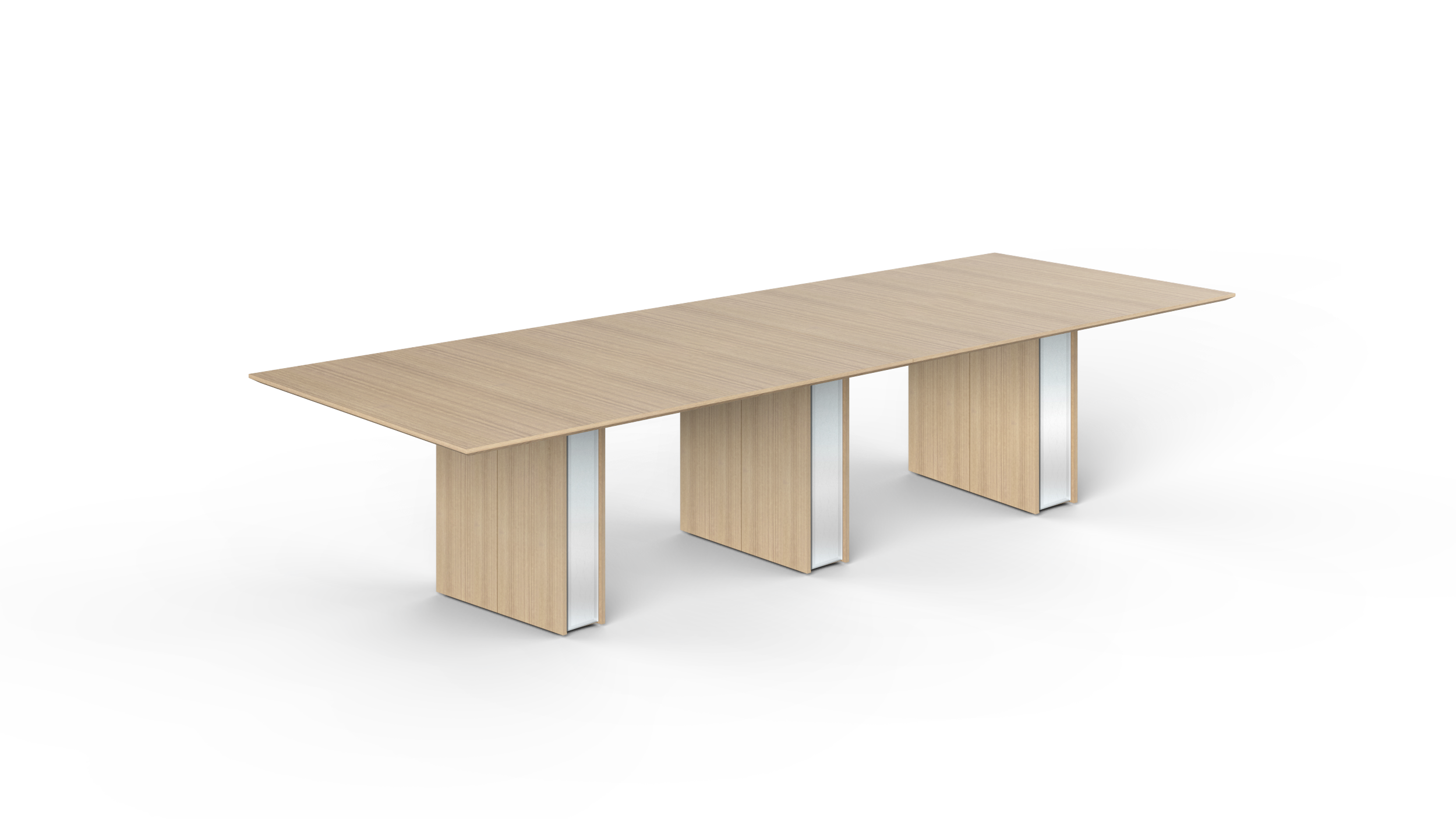 12' Coltello Conference Table with Bicci Base, Miele