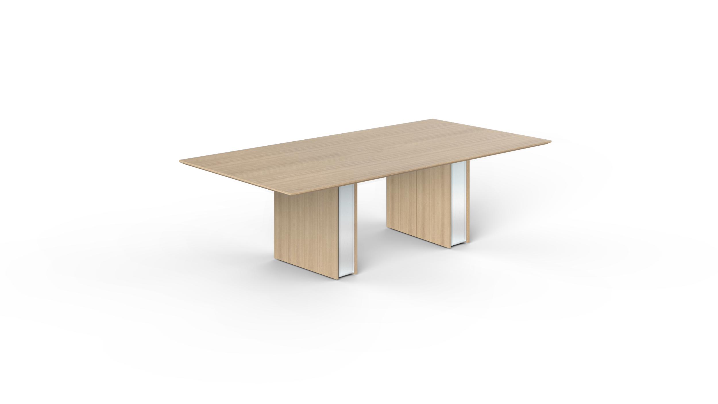 8' Coltello Conference Table with Bicci legs, Miele