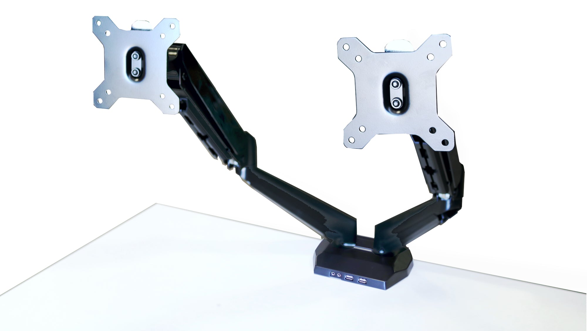 Dual Monitor Arm Silver/Black