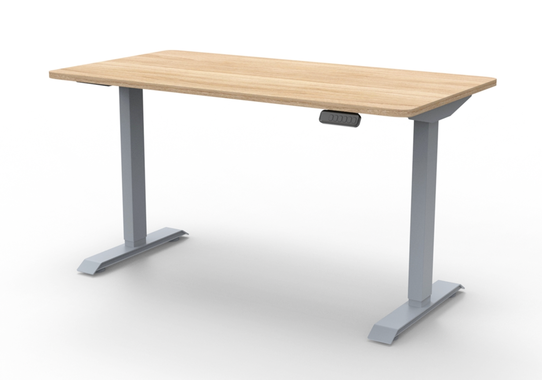 Powered Table Base Two Stage Two Motor, 43-66w (Silver) Frame only