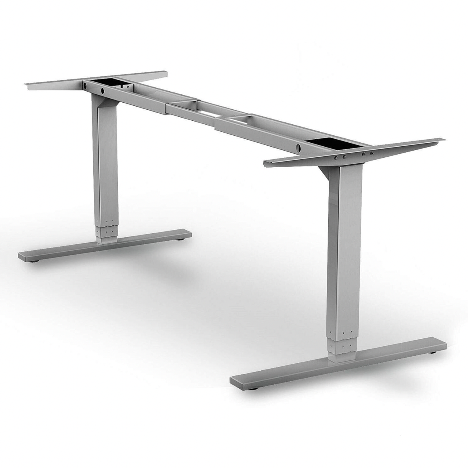 Powered Table Base Three Stage Two Motor, 44-72w (Silver) Frame Only