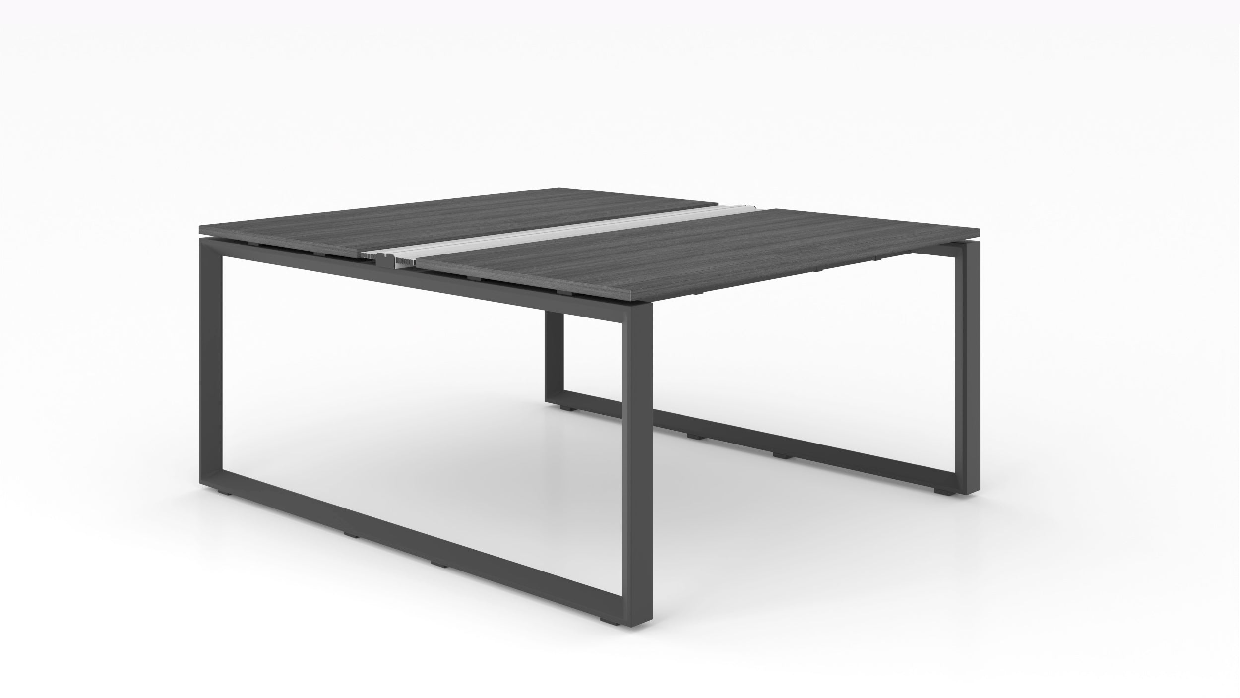 Veloce Double Station with Wire Management 57"x60"