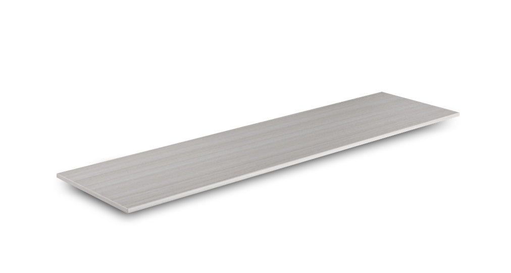 Laminate Top for Height Adjustable Desks 24"x72" Blanc de Gris