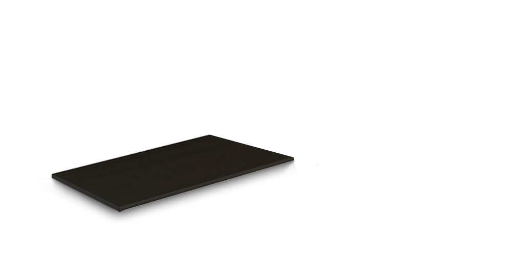 Laminate Top for Height Adjustable Desks 24"x48" Espresso