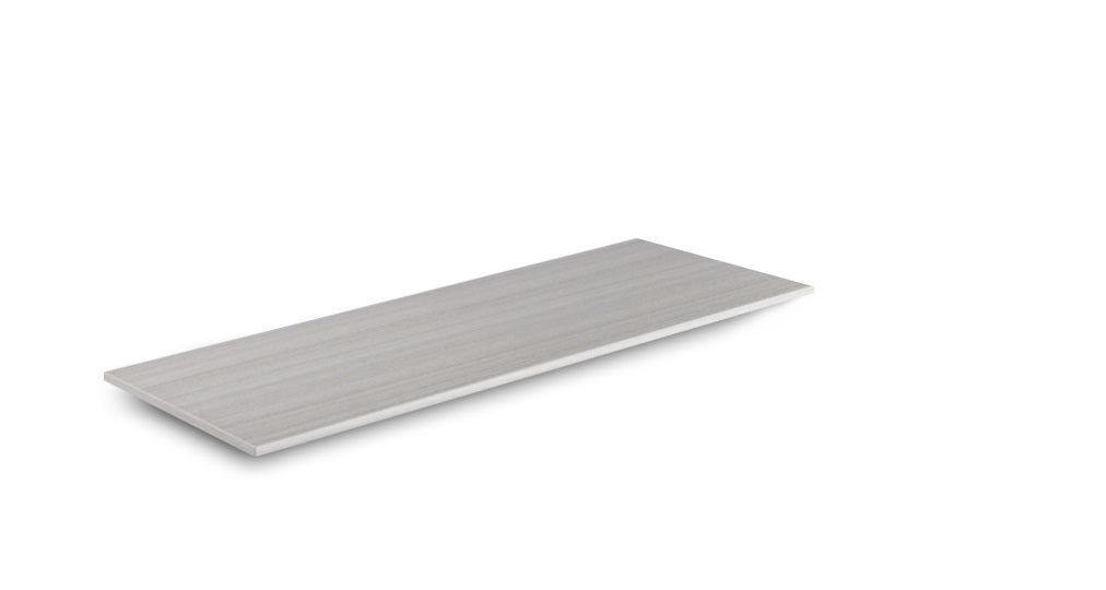 Laminate Top for Height Adjustable Desks 24"x60" Blanc de Gris