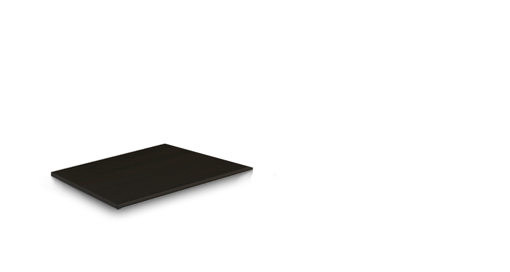 Laminate Top for Height Adjustable Desks 24"x42" Espresso