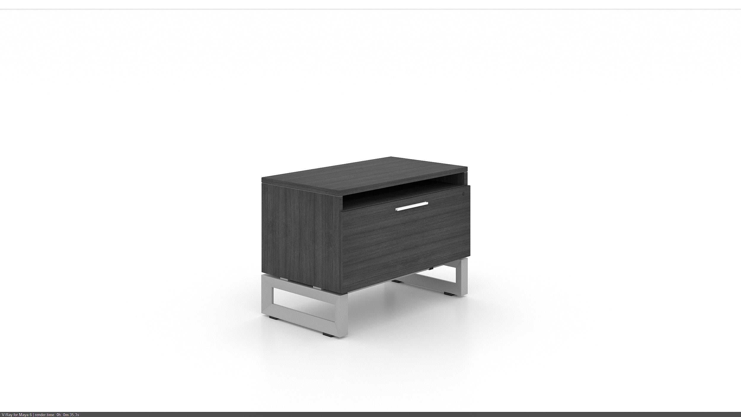 Veloce Lateral Storage File Grey Frame Grigio